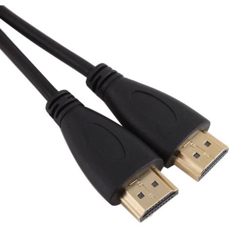 Câble HDMI plaqué or, 6 pieds, 2M, pour projecteur HD, V1.4, HD, 1080P, compatible avec HDMI, pour tv-DVD-vi (1/2)