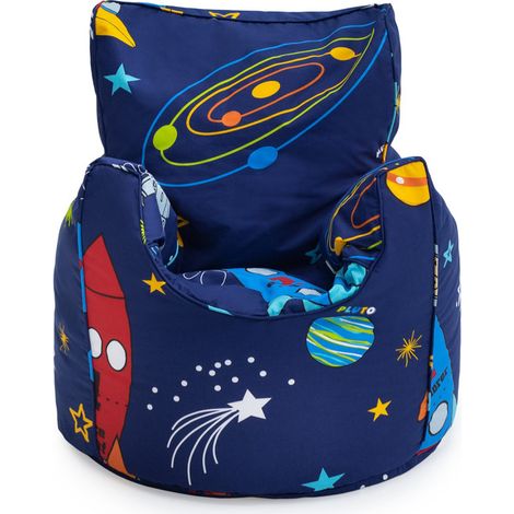 Ready Steady Bed - Fauteuil pour enfants pour le salon, chaise pouf confortable pour les enfants dans la salle de jeux, enfants d'intérieur Fauteuil pouf de jeu - Garçon de l'espace (1/5)