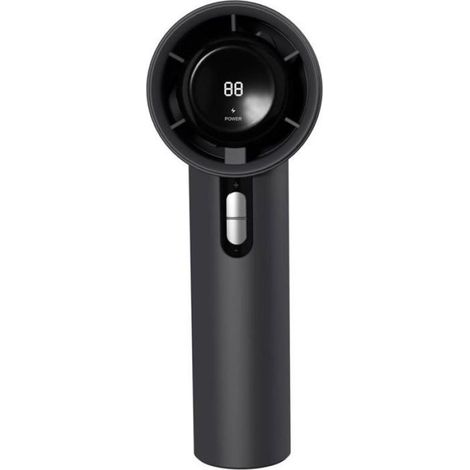 1 Handventilator, wiederaufladbar, Digitalanzeige, 100 Geschwindigkeitsstufen, tragbar, für den Außenbereich (1/5)