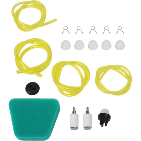 Set mit 4 Benzinschläuchen inklusive 6 Primerpumpen und 5 Schlauchschellen für Rasen- und Gartenöl (1/5)
