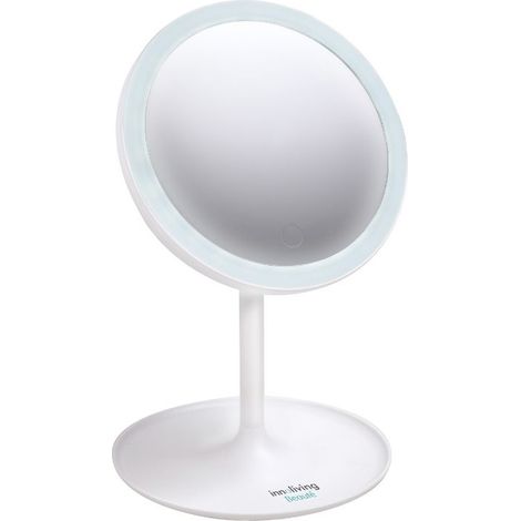 Specchio luminoso girevole, illuminazione led, diametro 15 cm (1/4)