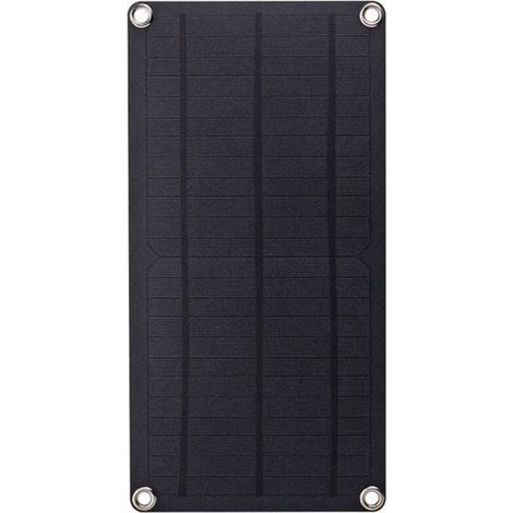 Kit complet de panneaux solaires monocristallins, batterie externe, plaque solaire pour voiture, yacht, camping-car, chargeur de batterie (1/2)