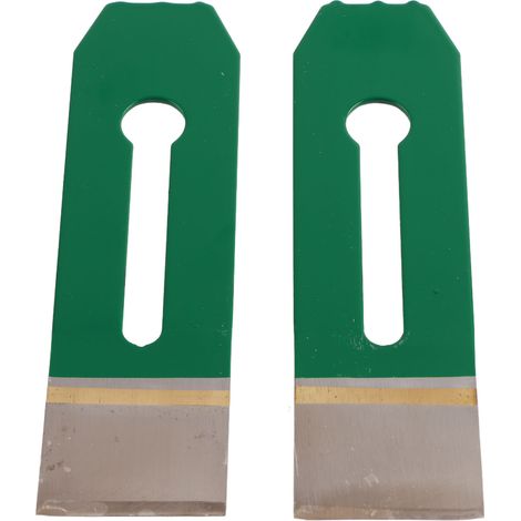 Lames de raboteuse à main pour le travail du bois, bonne résistance à l'usure, haute dureté, pour l'artisanat du bois, 2 pièces