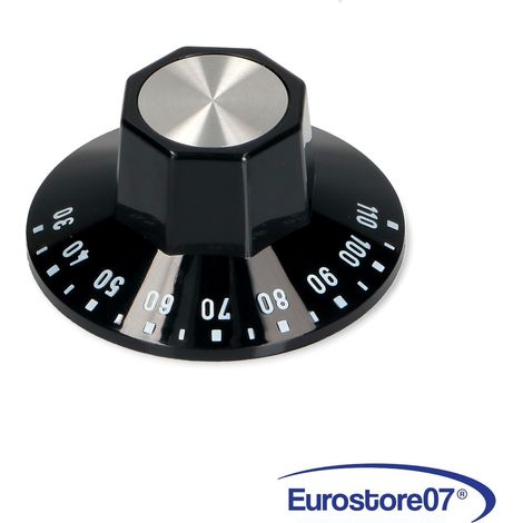 MANOPOLA CUCINA  - FORNO - FRIGGITRICE PROFESSIONALE Ø50mm.   30°-110°C.