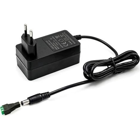 Alimentation Universelle 24V DC, Adaptateur 24V 2A Adaptateur 48 W pour Bandes LED COB avec transformateur enfichable 5,5x2,1 mm, Alimentation de sécurité Basse Tension 230V AC (1/5)