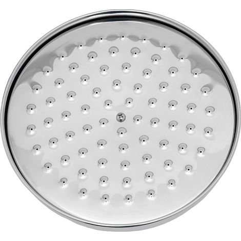 Cabezal de ducha giratorio 360°, de acero inoxidable resistente a la corrosión, color plata. (1/2)