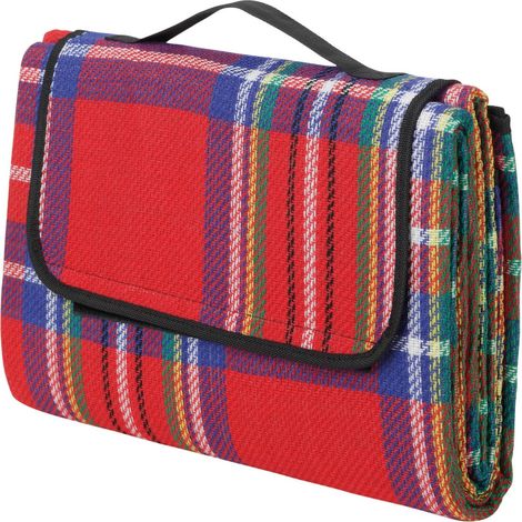 Ferrino Picnic Plaid, Coperta da Picnic Rosso, 39 x 28 x 6 cm Chiuso