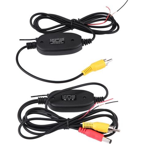 Kit émetteur et récepteur sans fil vidéo RCA 2.4Ghz pour système de surveillance de caméra de recul de stationnement de voiture (1/5)