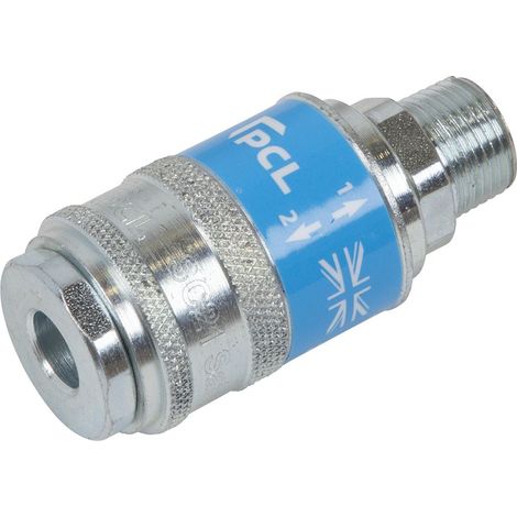 Sealey AC93 PCL Safeflow Safety Coupling Body Male 3/8""BSPT (1/5)