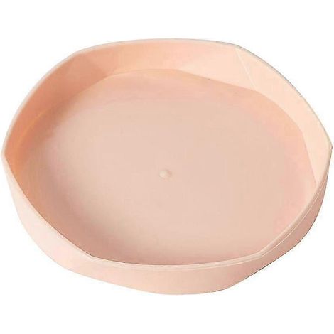 Soucoupe robuste et durable pour pots de fleurs, en plastique épais, multicolore, rose - Rose (1/5)