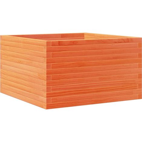 Maison Exclusive - Pflanzkübel Wachsbraun 80x80x45,5 cm Massivhol