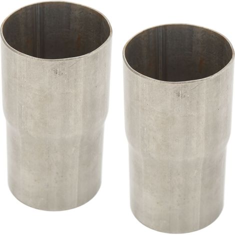 Universelles Auspuffanschlussstück aus legiertem Stahl, 2 Zoll Innendurchmesser auf 2,1 Zoll Außendurchmesser, Verbindungsmuffe für Auspuffanlagen, robust und langlebig. (1/5)