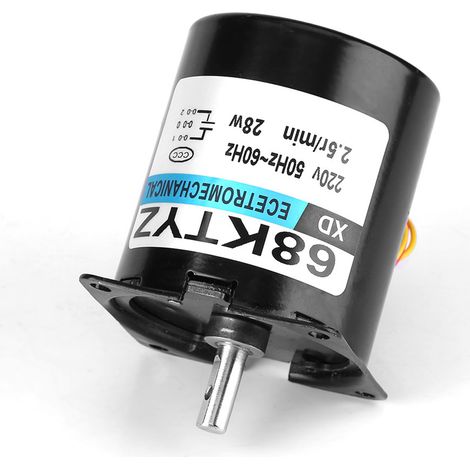 Moteur basse vitesse XD68KTYZ-AC-S1 220 V (1/4)