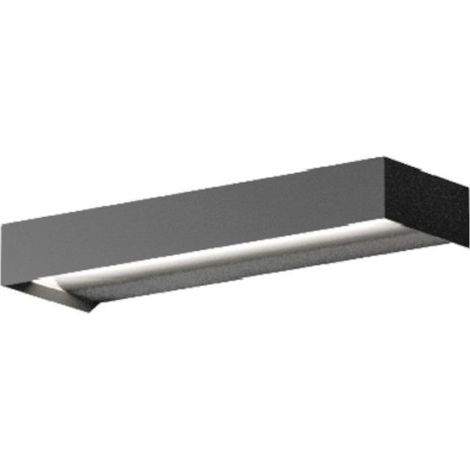 Applique murale moderne à double émission led gea luce gap551 en aluminium