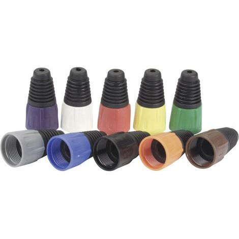 Férule Neutrik BSX-SET/MIX noir, marron, rouge, orange, jaune, vert, bleu, violet, gris, blanc 10 pc(s) D27671 (1/2)