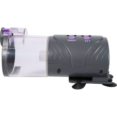 Distributeur automatique de nourriture pour poissons d'aquarium, à piles, avec minuteur pour poissons rouges (1/5)