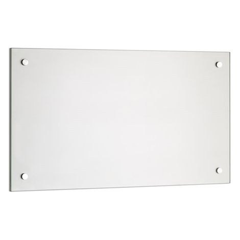 trempé transparent cuisine mur arrière rétroviseur carrelage miroir de protection murale tuile de cuisine verre transparent - 70x55CM