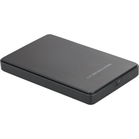 Boîtier Disque Dur Externe - USB 3.0 - Compatible SATA II III SSD 2,5 Pouces - Aluminium Magnésium - Affichage LED - Sans Vis - 1 Pièce (1/5)