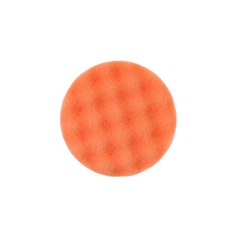 Almohadilla de 80 mm, naranja ondulada, 2 unidades.