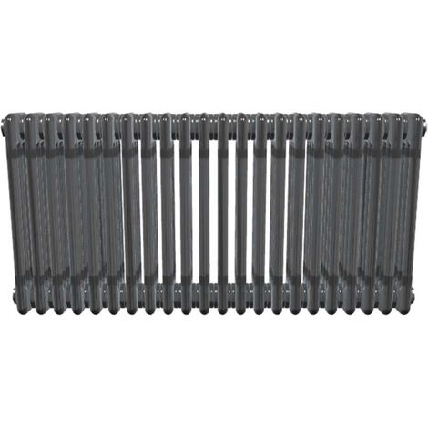 Bircham - Bare Metal Lacquer 4 Column Radiator H500mm  x W1016mm