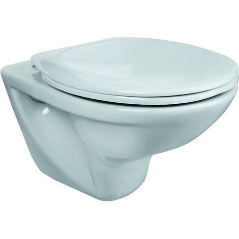Nemo Start Star WC suspendu 355 x 530 mm porcelaine blanc sortie PK sans abattant de WC Norme EN 997