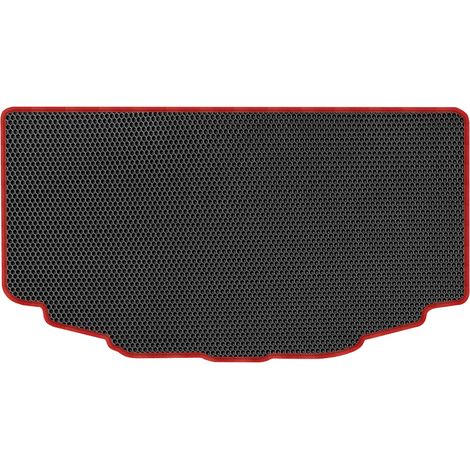 Tappetino per bagagliaio in EVA per Nissan Pixo Hatchback dal 2009 al 2013, a nido d'ape - nero (1/5)