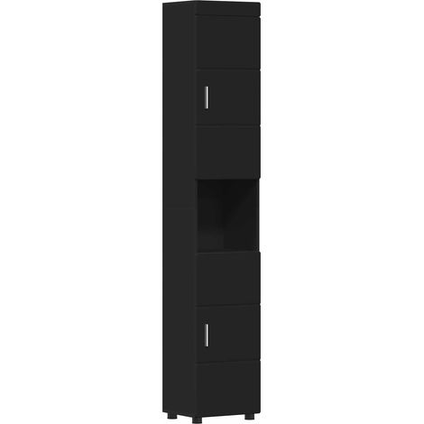 Maison Exclusive - Badezimmerschrank-Set TULUM Schwarz 37 x 31,5