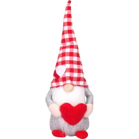 Statue Couple - Forme De Coeur - Visage Absent - Décoration Intérieure Pour Fêtes - Noël Saint Valentin Fête Des Mères - Pour Table Ou Fenêtre - 1 Pièce (1/2)
