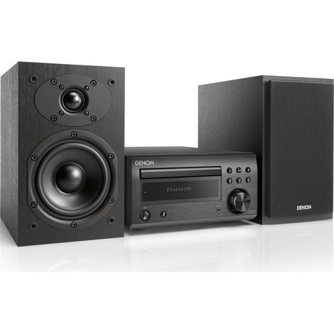 Denon D-M41DAB Micro-sistema - DENON - Lettore CD / MP3 - Bluetooth - Radio digitale - Nero (1/4)