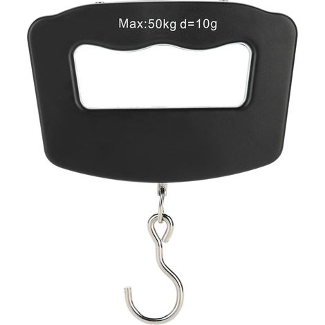 Balance à bagages portable - Mini balance numérique de précision à hameçon - Balance électronique suspendue pour bagages (1/5)