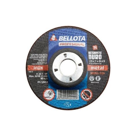 Bellota Metallschleifscheibe 50351-115x22,2x7,0 mm (1/2)