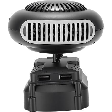 Chauffage de bureau sans fil 170W, 2 vitesses 30-80°C, silencieux 36dB avec ports USB, idéal voiture tente (1/5)