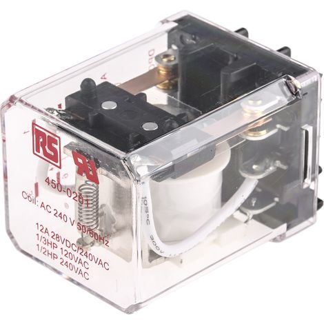 RS PRO Relais sans accrochage 2 RT, bobine 240V c.a. Montage sur CI 2W ( Prix pour 1 )