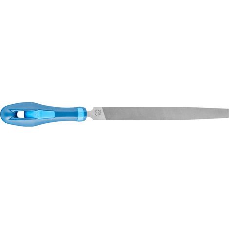 PFERD 11216157 Werkstattfeile Flachspitz Hieb 2 inkl. Ergonomie-Feilenheft universell zum Schruppen