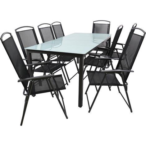 9pcs Ensemble de meubles de jardin de groupe de sièges 189M 105x189x90 - VCM (1/2)