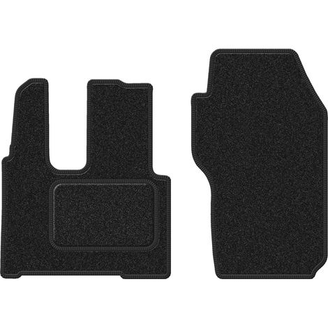 Tapis de sol en velours pour : camion Mercedes Actros MP4 sans sièges pneumatiques (0) anthracite (1/5)