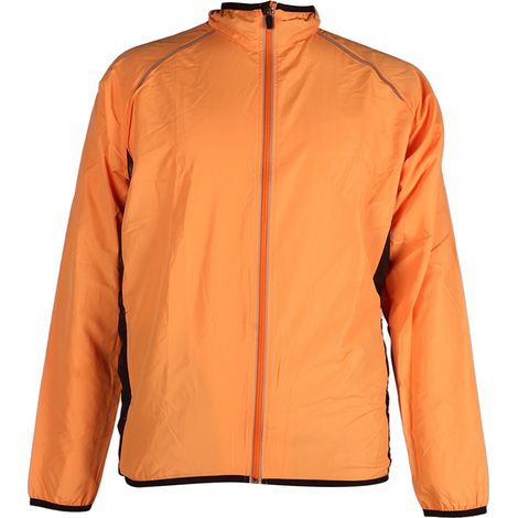 Veste cyclisme homme femme orange M imperméable douce respirante manches longues coupe-vent running pêche (1/5)