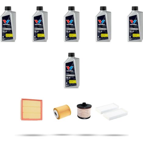 Kit tagliando 4 FILTRI e 6L OLIO compatibile con Citroen Spacetourer 1.5 BlueHDi 75kw dal 2018 (1/5)