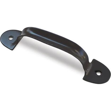 MANIGLIA STAMPATA VERNICIATO 135MM NERO "IBFM 71"