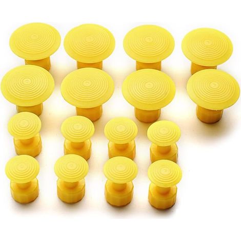 Lot de 16 languettes de débosselage pour débosselage de peinture