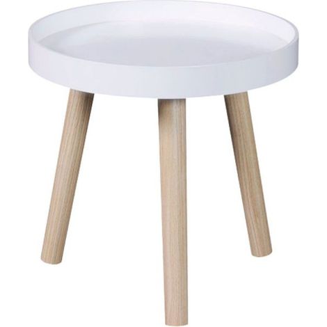 Mesas Auxiliares - Mesita Auxiliar Madera Anker 35 cm