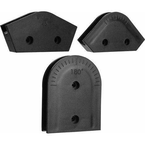 Moule de cintreuse de Tube Rigide,3pcs 16mm OD 45/90/180 degrés Kit d'outils de Moule de cintreuse de Tube Rigide Acrylique Dur, pour Le Pliage de tuyaux d'eau, de tuyaux durs et de tuyaux en (1/5)