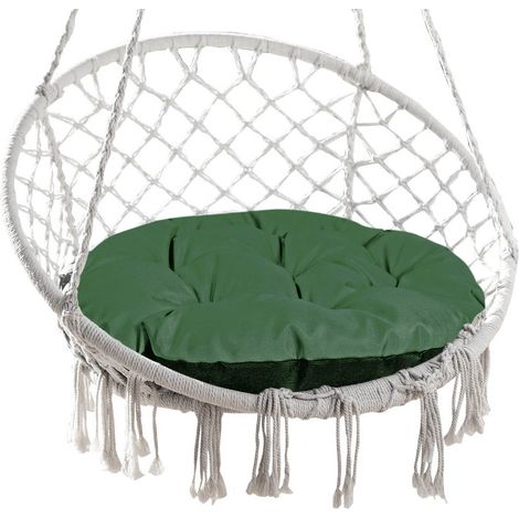 Gartenkissen 65 cm für Hängesessel Storchennest, wasserdicht, grün