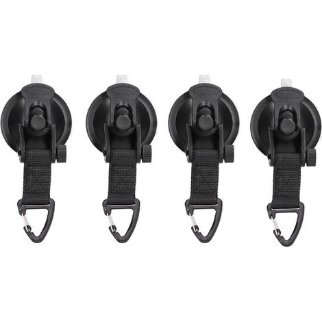 Ventose con ganci, resistenti, per bagno, cucina, doccia, asciugamani, accessori, montabili a parete senza foratura, per casa, campeggio e camper. (1/5)