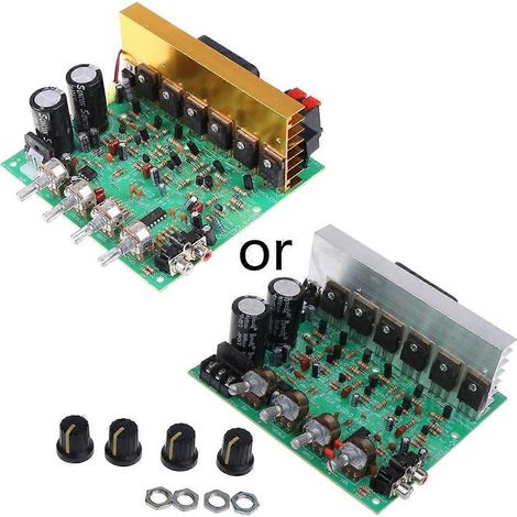 2x100W Leistungsverstärkerplatine, 2.1-Kanal, 120W Subwoofer-Bassverstärker (1/5)