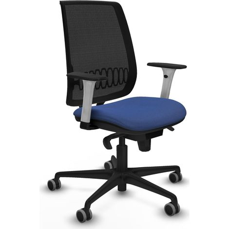 Chaise de bureau piqueras y crespo Alares blanc soutien lombaire réglable (1/2)