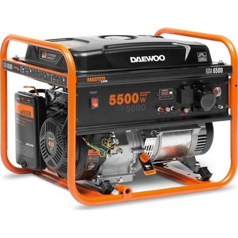 Generatore a benzina Daewoo GDA 6500 5,5 kW robusto (1/3)