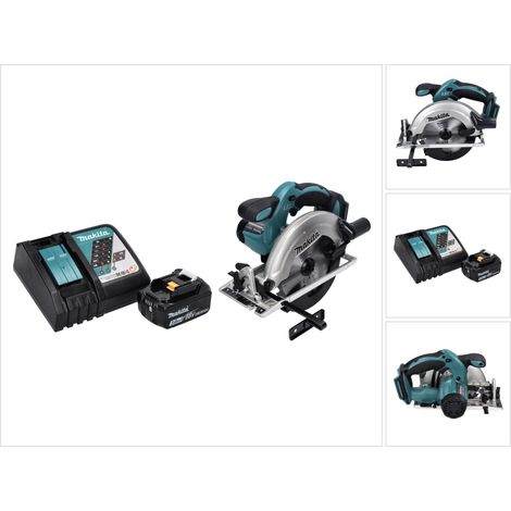 Makita DSS 611 RF1 Akku Handkreissäge 18 V 165 mm + 1x Akku 3,0 Ah + Ladegerät