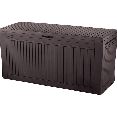 Keter baule per attrezzi da giardino comfy cm. 116,7x44,7x57 h col. marrone - Keter