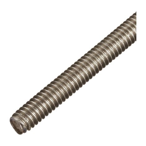 Tige filetée RS PRO Acier Inoxydable Brut, M6 x 1m ( Prix pour Paquet de 5 )